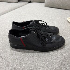 Gucci Black and Green Men's Sneakers